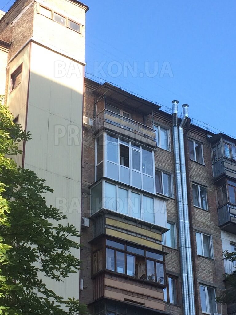 Фото Французский балкон под ключ Киев Большая Васильковская 01