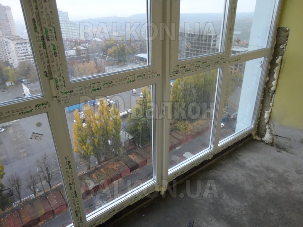 Фото Французский балкон с демонтажем плиты Киев Науки 55а 03