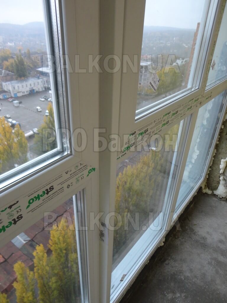 Фото Французский балкон с демонтажем плиты Киев Науки 55а 07