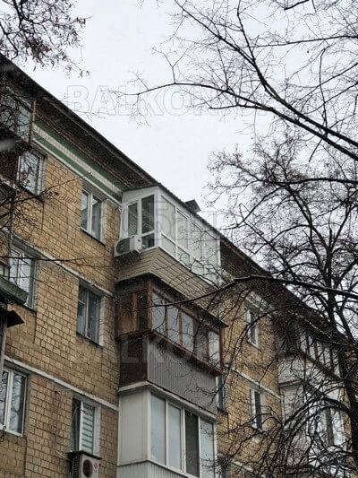 Фото Отзыв о компании ПроБалкон балкон с выносом по подоконнику Киев Чоколовский 01