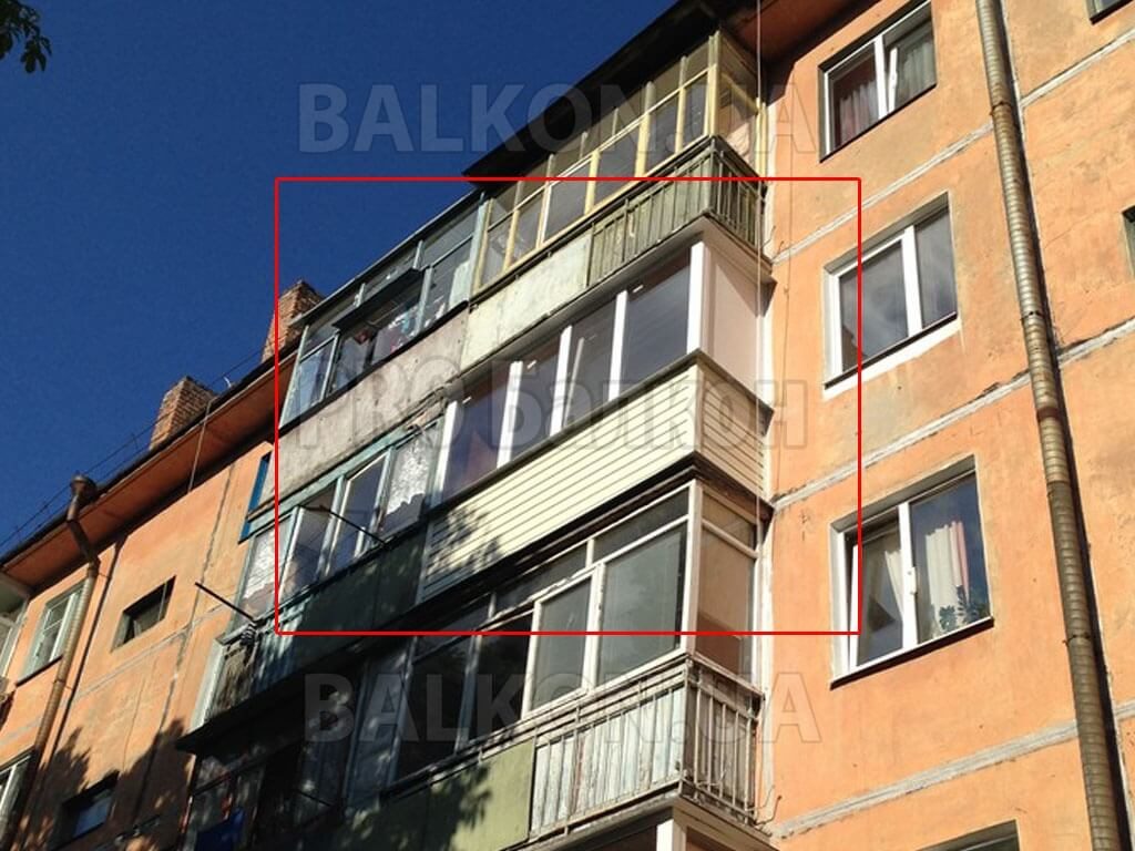 Фотовиды балконов. Классический балкон