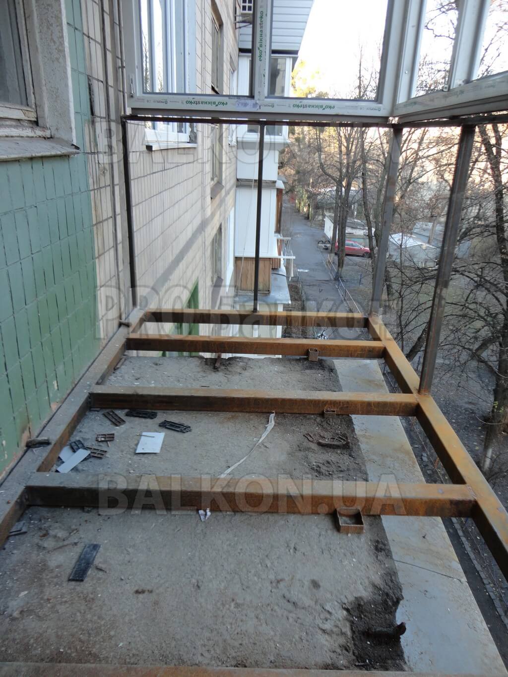 фото Теплый балкон. Продление квартиры на балкон Киев Шамрыло 04