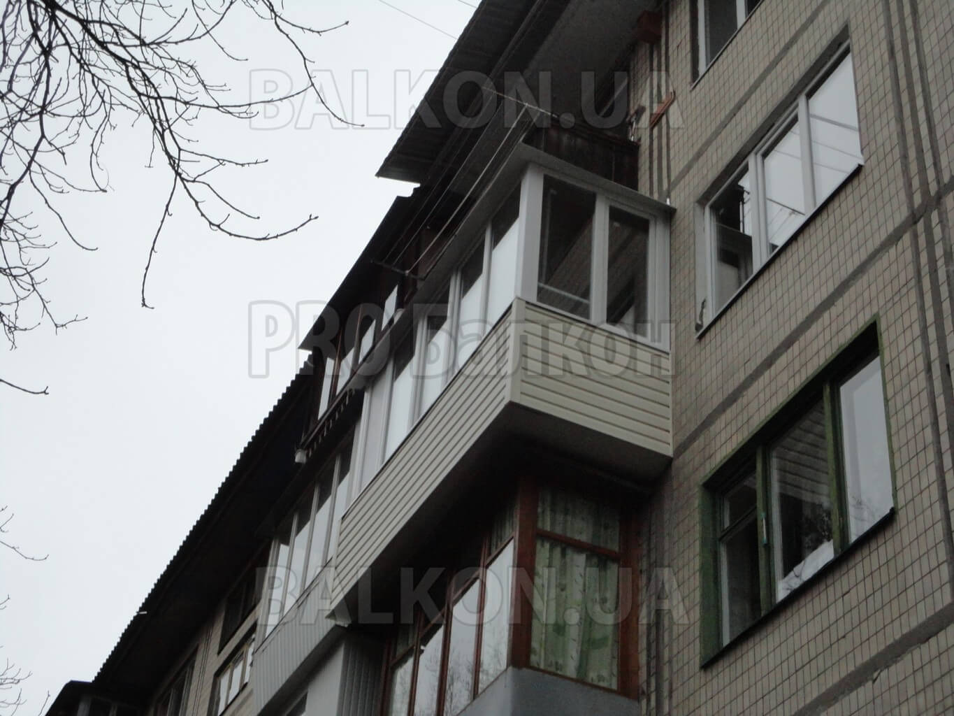 фото Теплый балкон. Продление квартиры на балкон Киев Шамрыло 11