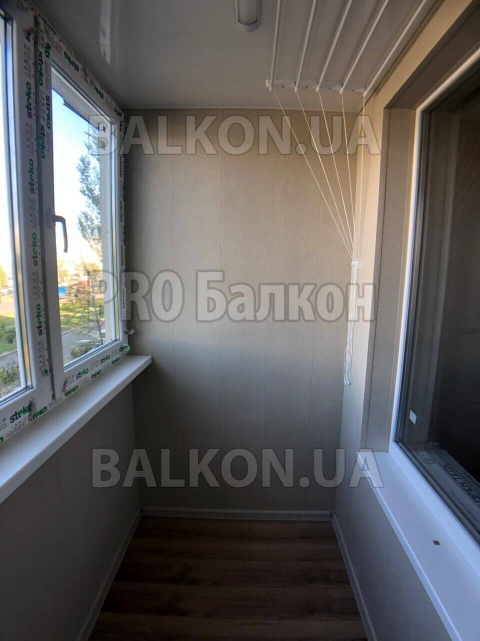 Ремонт балкона серия БПС в 16 этажке. Киев 04