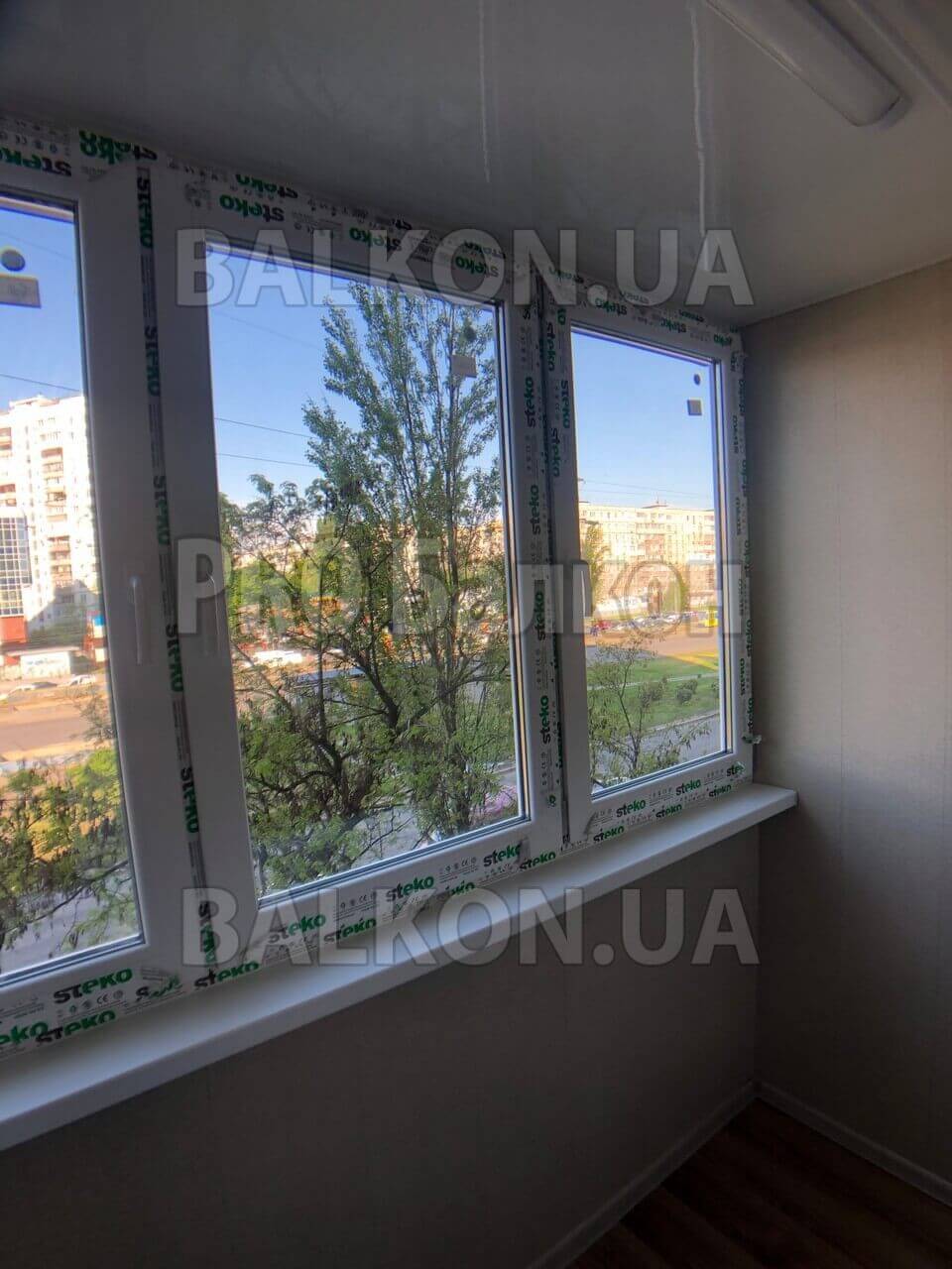 Ремонт балкона серия БПС в 16 этажке. Киев 05