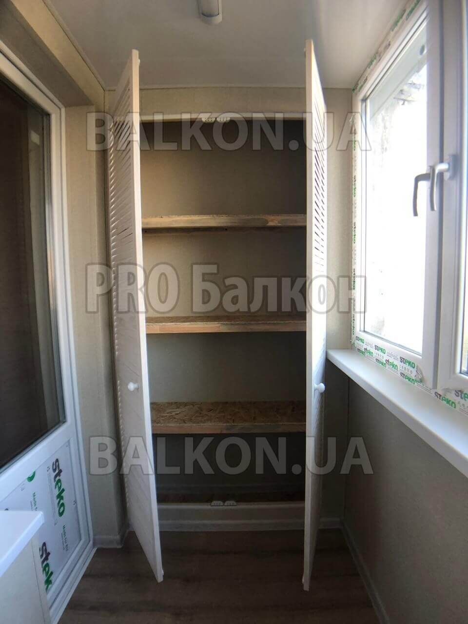 Ремонт балкона серия БПС в 16 этажке. Киев 09